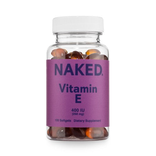 Suplemento diario de vitamina E | Vitamina E Naked - 100 cápsulas blandas