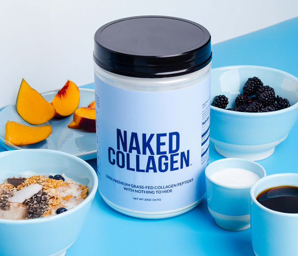 Add our collagen peptides powder to coffee, smoothies, or baking. Best used first thing in the morning or before bed.