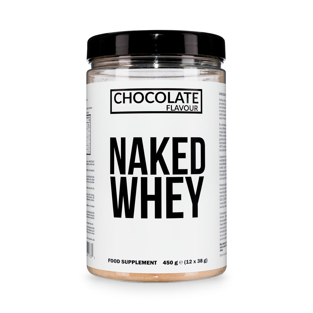 Chocolade Wei Eiwit Poeder | Naked Chocolate Whey - 450g