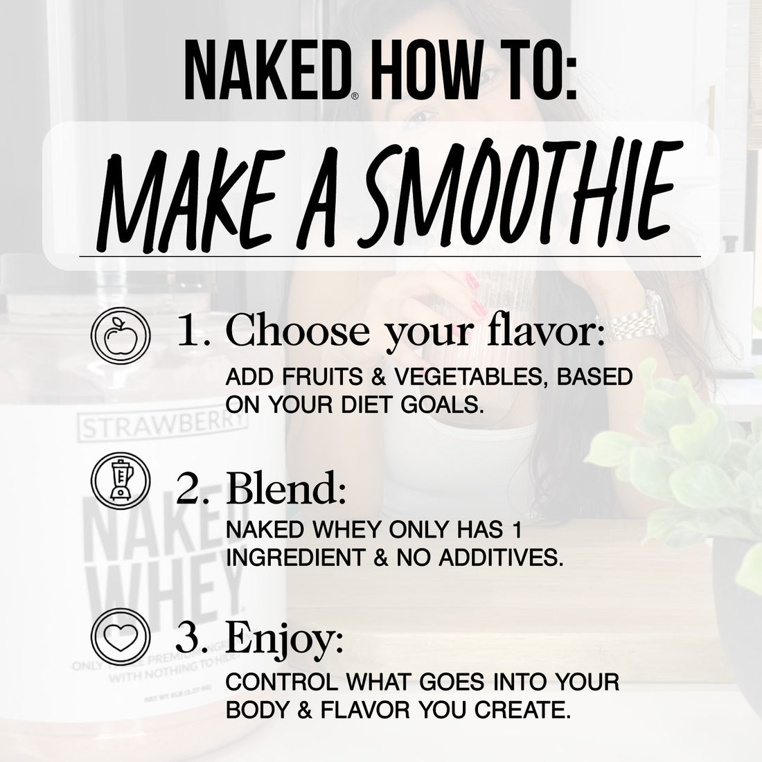 Vanilla Whey Protein Powder | Naked Vanilla Whey - 2280g