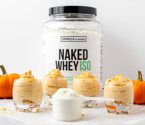Mix two rounded scoops into 6-10oz of water or your favorite beverage. Add fruits and vegetables for taste as Naked Whey Iso is unflavored.