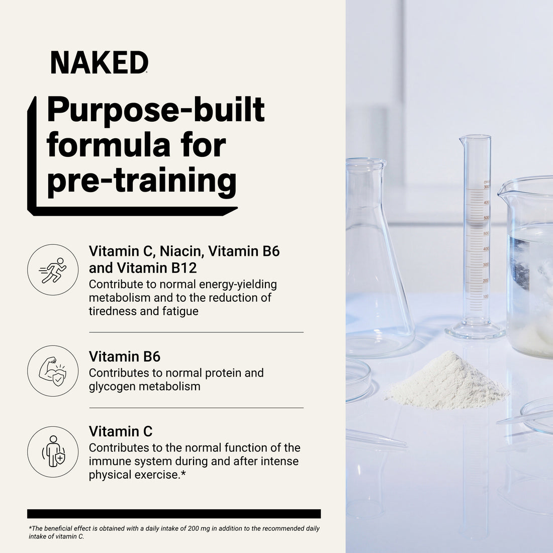 Strawberry Lemonade Pre Workout Supplement | Naked Energy - 480g