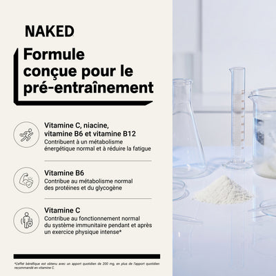 Strawberry Lemonade Pre Workout Supplement | Naked Energy - 480g