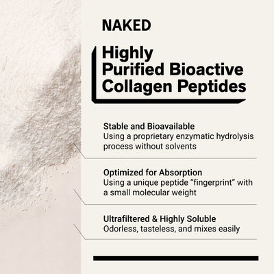 Vanilla Collagen Peptides Powder | Naked Collagen - 1.2 LB