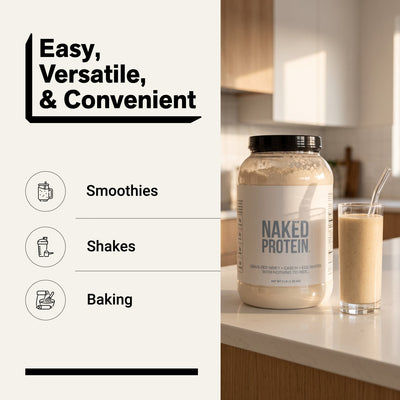 Egg, Whey & Casein Protein Powder Blend | Vegan, Non-GMO