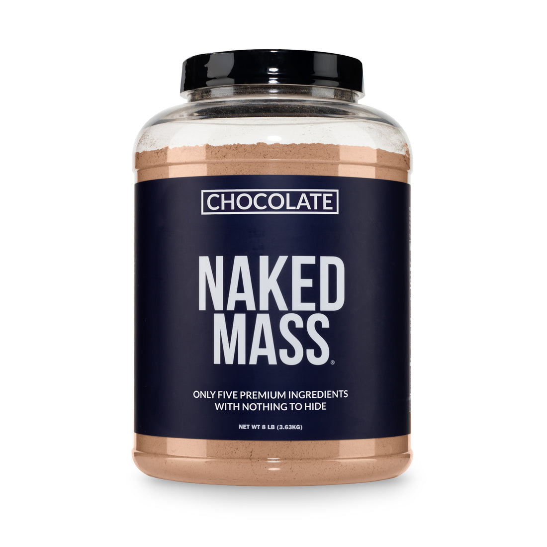 Chocolate Mass Gainer Protein Supplement | Naked Chocolate Mass - 8LB