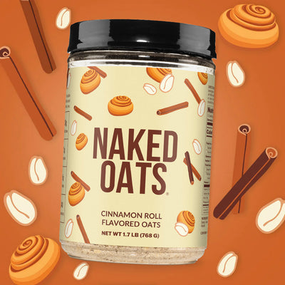 Avena proteica con rollos de canela | Naked Oats