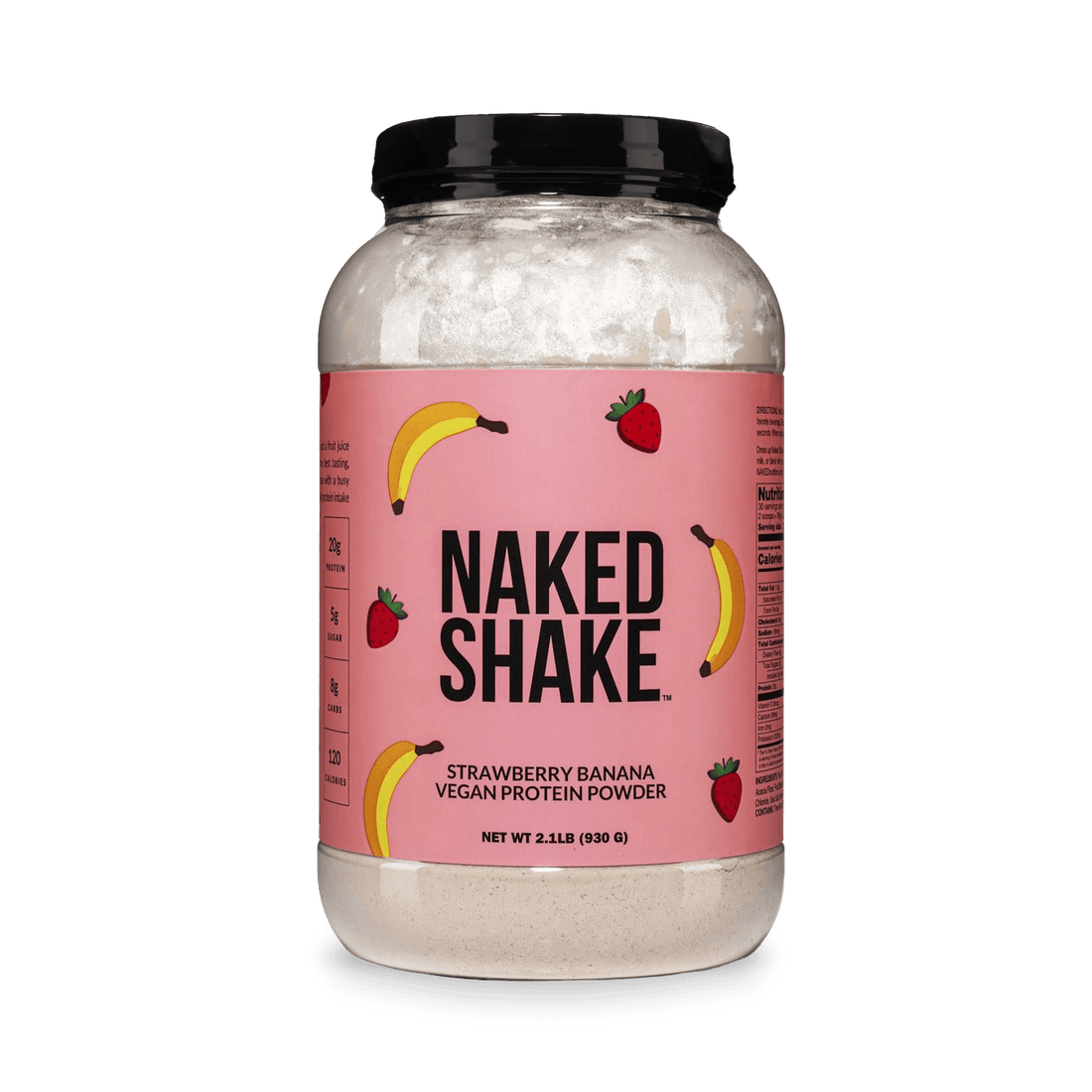 Batido de proteína de fresa y plátano | Naked Shake - 30 porciones