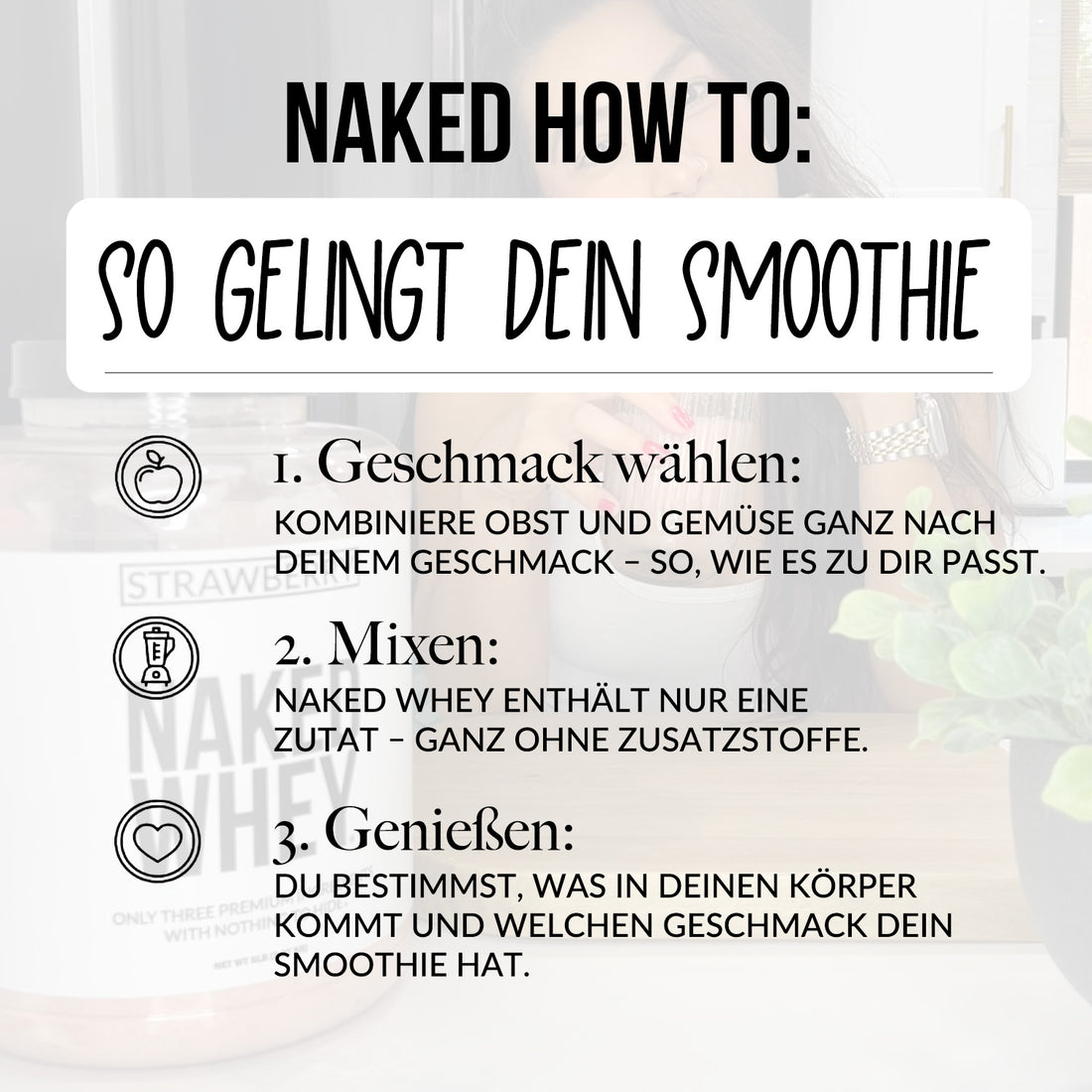 Molkenproteinpulver aus Weidehaltung | Naked Molke - 2280g