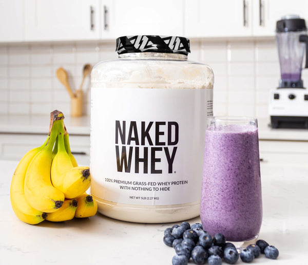 Add our grass-fed whey to protein shakes, smoothie bowls and baking. Best used in the morning, before a workout, or after a workout.