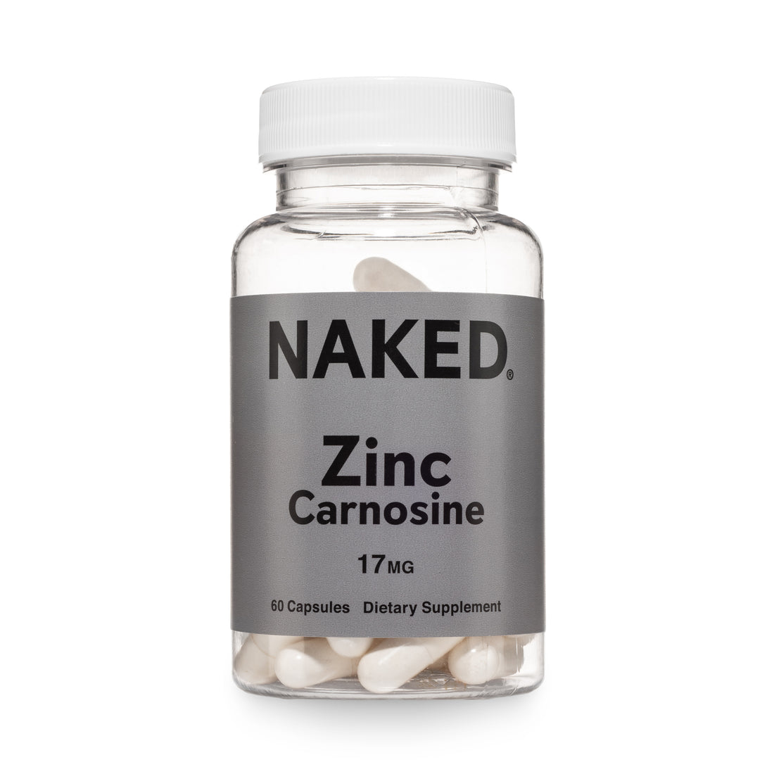 Suplemento diario de zinc | Zinc carnosina puro - 60 cápsulas