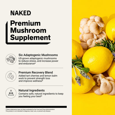 naked adaptogen mushroom blend benefits