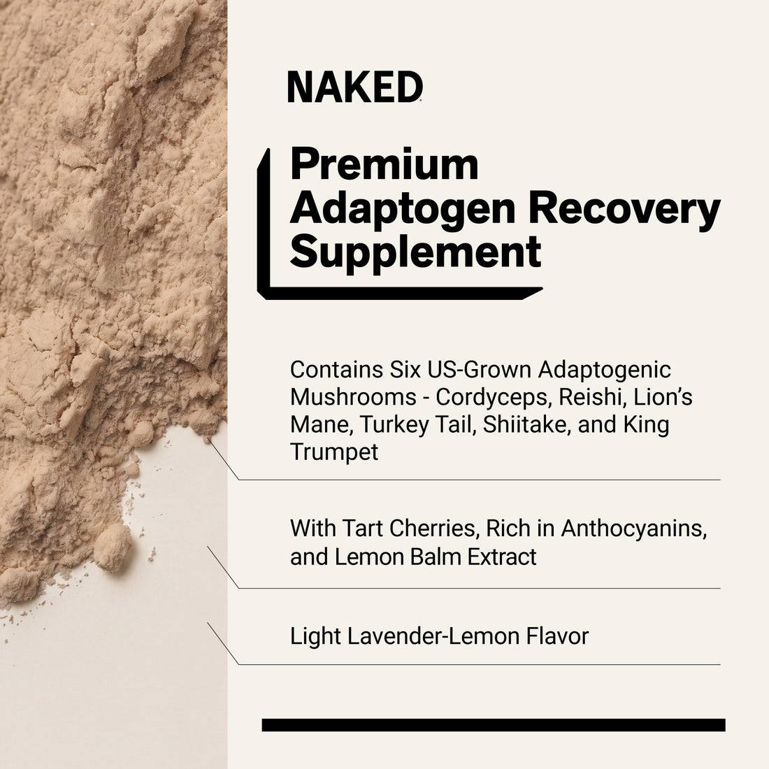 naked adaptogen lavender lemon product overview