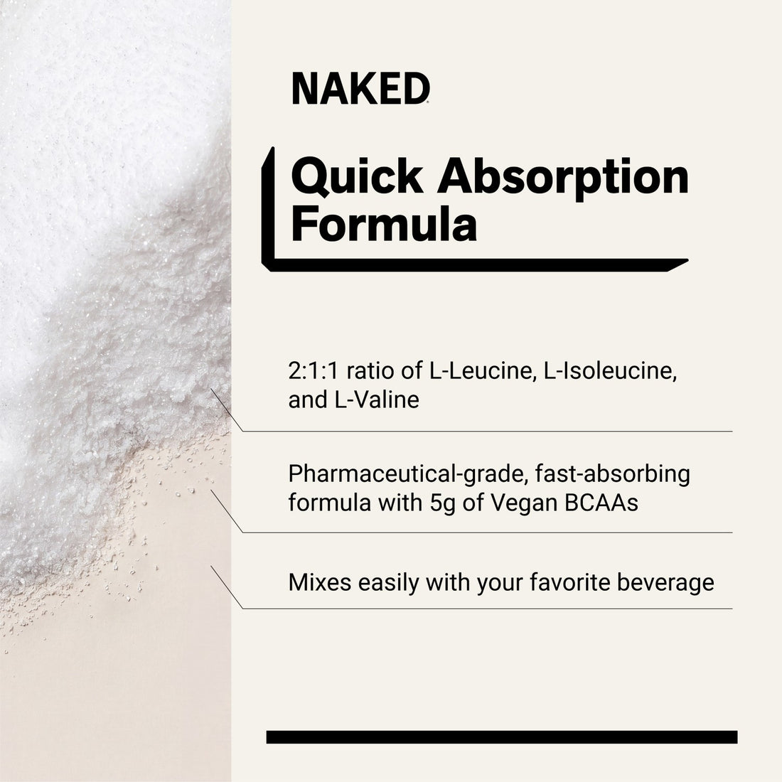 naked bcaas cherry lime powder with 5g bcaas and 34 servings.