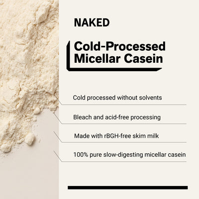 naked casein unflavored 1lb with one ingredient and 26g protein.