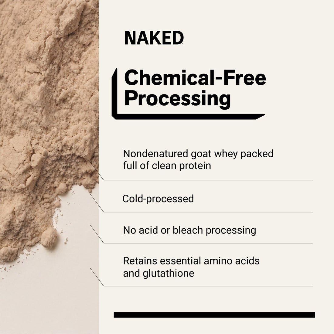 naked goat chocolate whey protein with 23 g protein