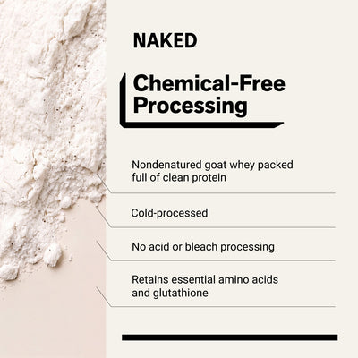 naked goat vanilla whey protein with 23 g protein.