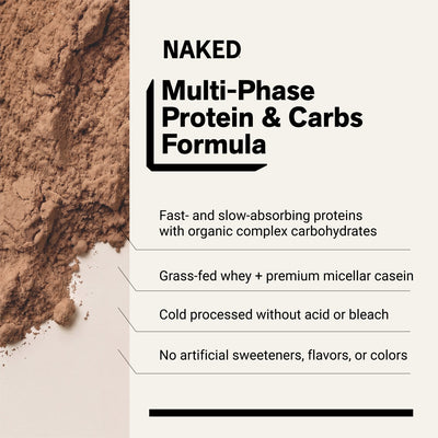 naked mass chocolate 8 lb with 50 g protein