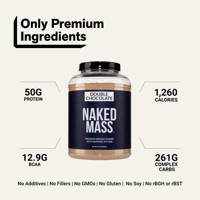 naked mass double chocolate 8 lb overview
