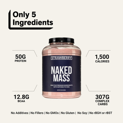 naked mass strawberry 8 lb overview