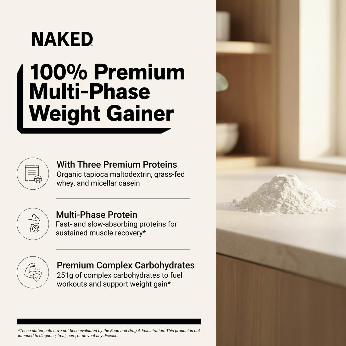 naked mass vanilla weight gainer benefits