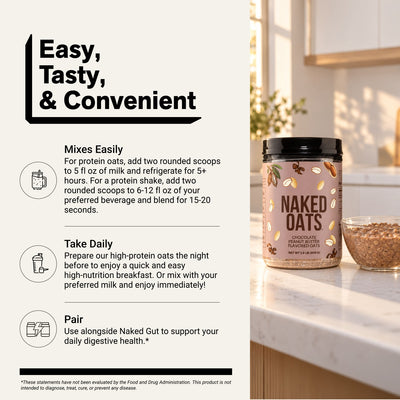 naked oats chocolate peanut butter preparation directions