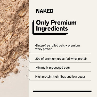 naked oats chocolate peanut butter product overview