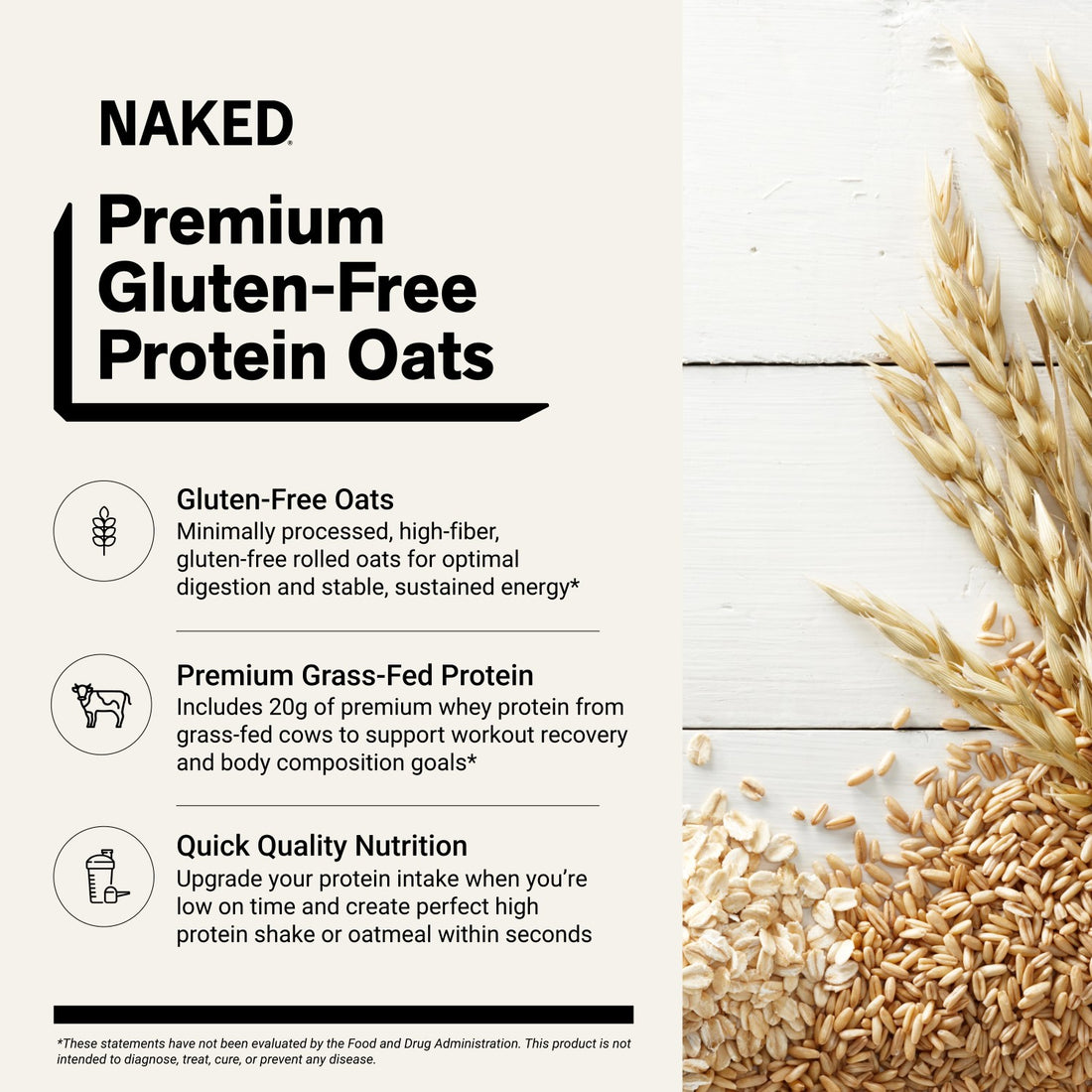 naked oats chocolate peanut butter banana protein oats benefits