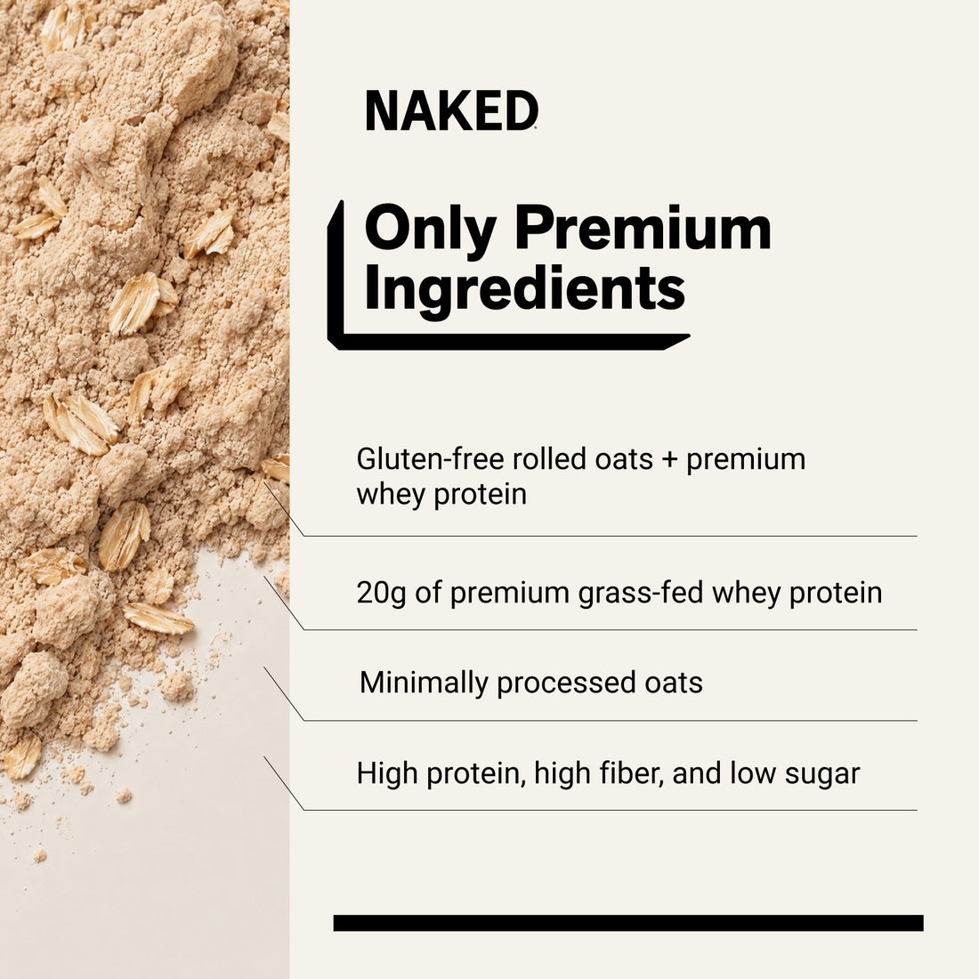 naked oats cinnamon roll product overview