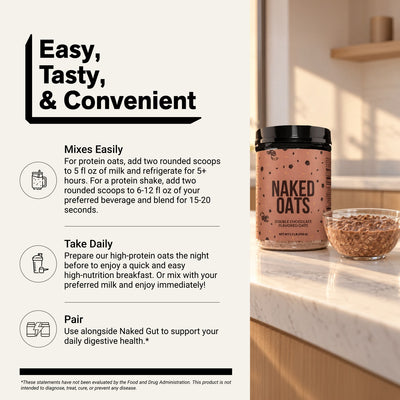 naked oats double chocolate preparation directions