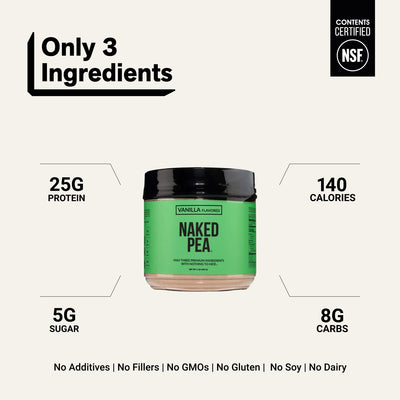 naked pea vanilla 1 lb product overview