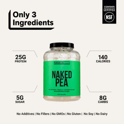naked pea vanilla 5 lb product overview