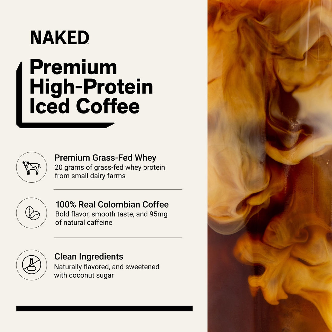 naked protein coffee hazelnut latte ingredients and benefits