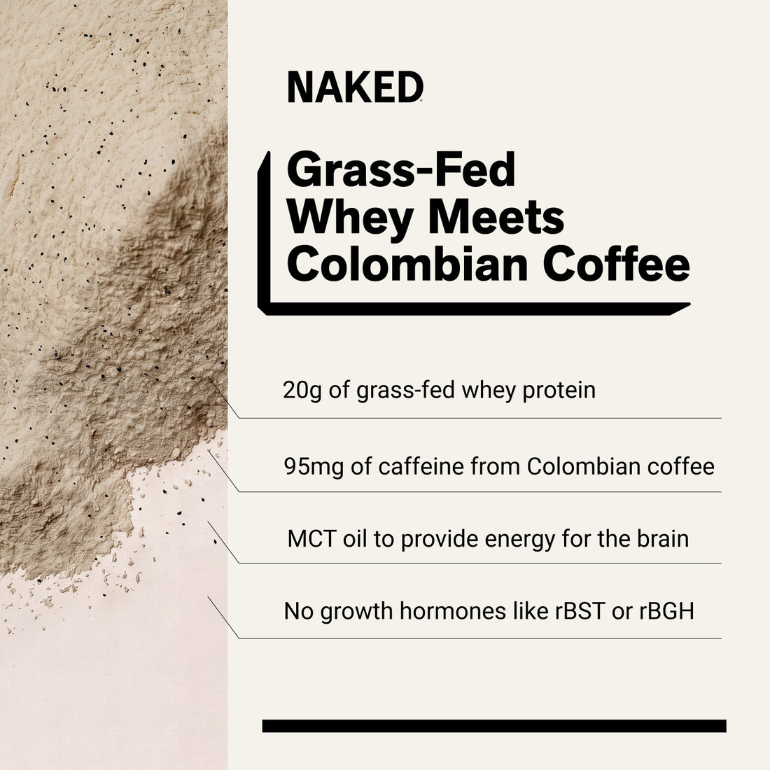 naked protein coffee mocha latte product overview