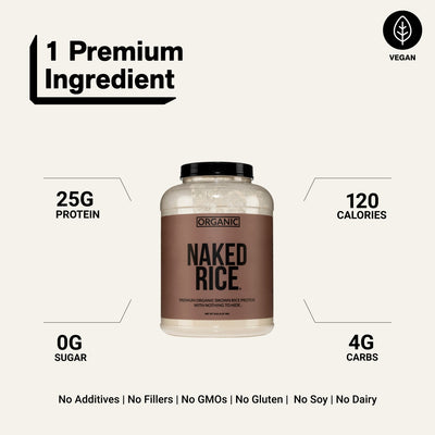 naked rice unflavored 5 lb product overview