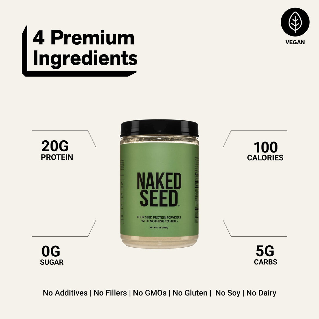 naked seed unflavored 1 lb product overview