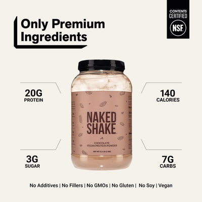 naked shake chocolate protein shake overview