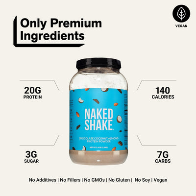 naked shake chocolate coconut almond product overview