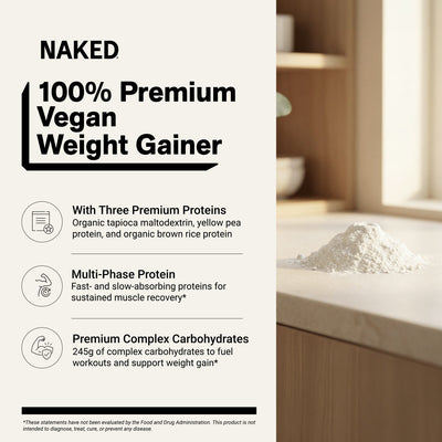naked vegan mass vanilla weight gainer benefits