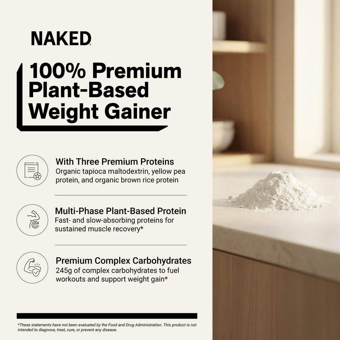 naked vegan mass vanilla weight gainer benefits