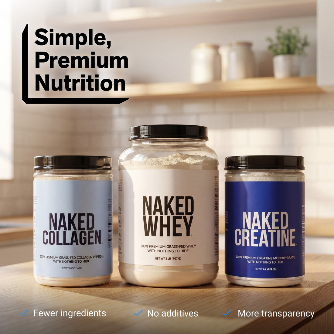 Egg, Whey & Casein Protein Powder Blend | Vegan, Non-GMO
