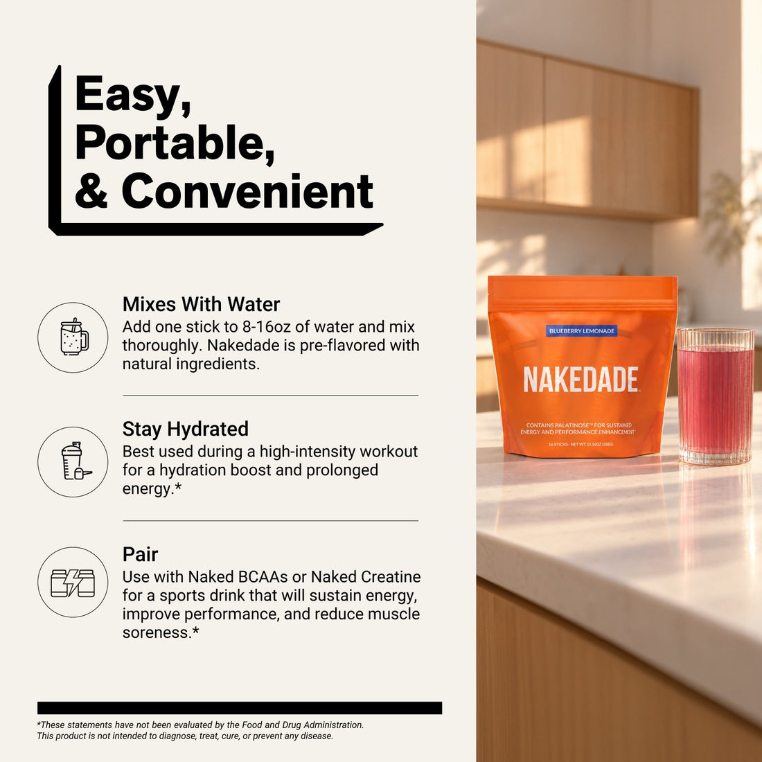 nakedade blueberry lemonade mixing directions