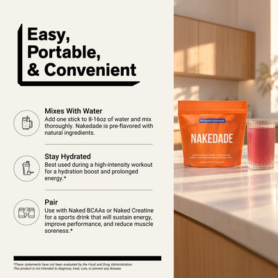 nakedade blueberry lemonade mixing directions