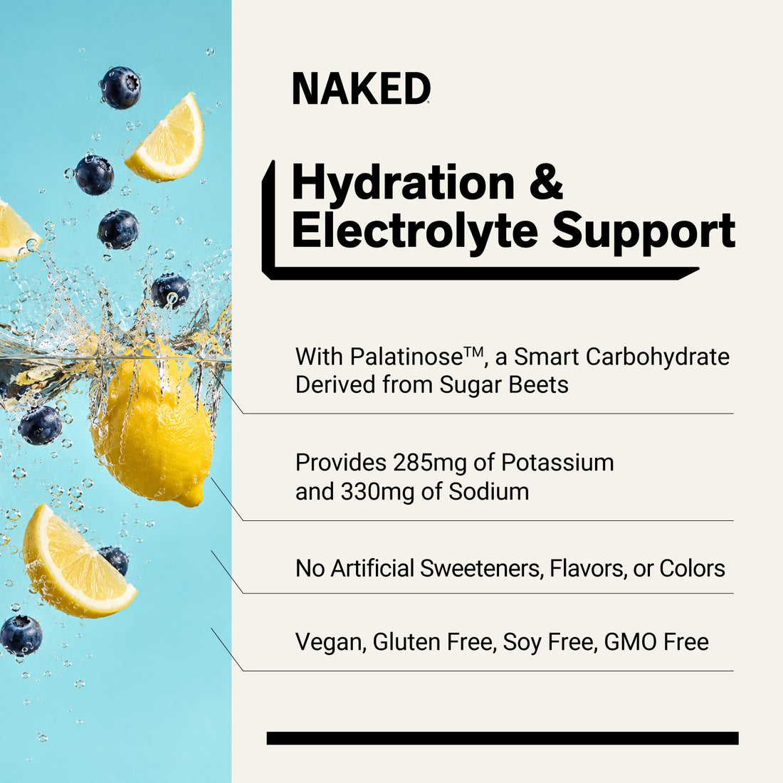nakedade blueberry lemonade product overview