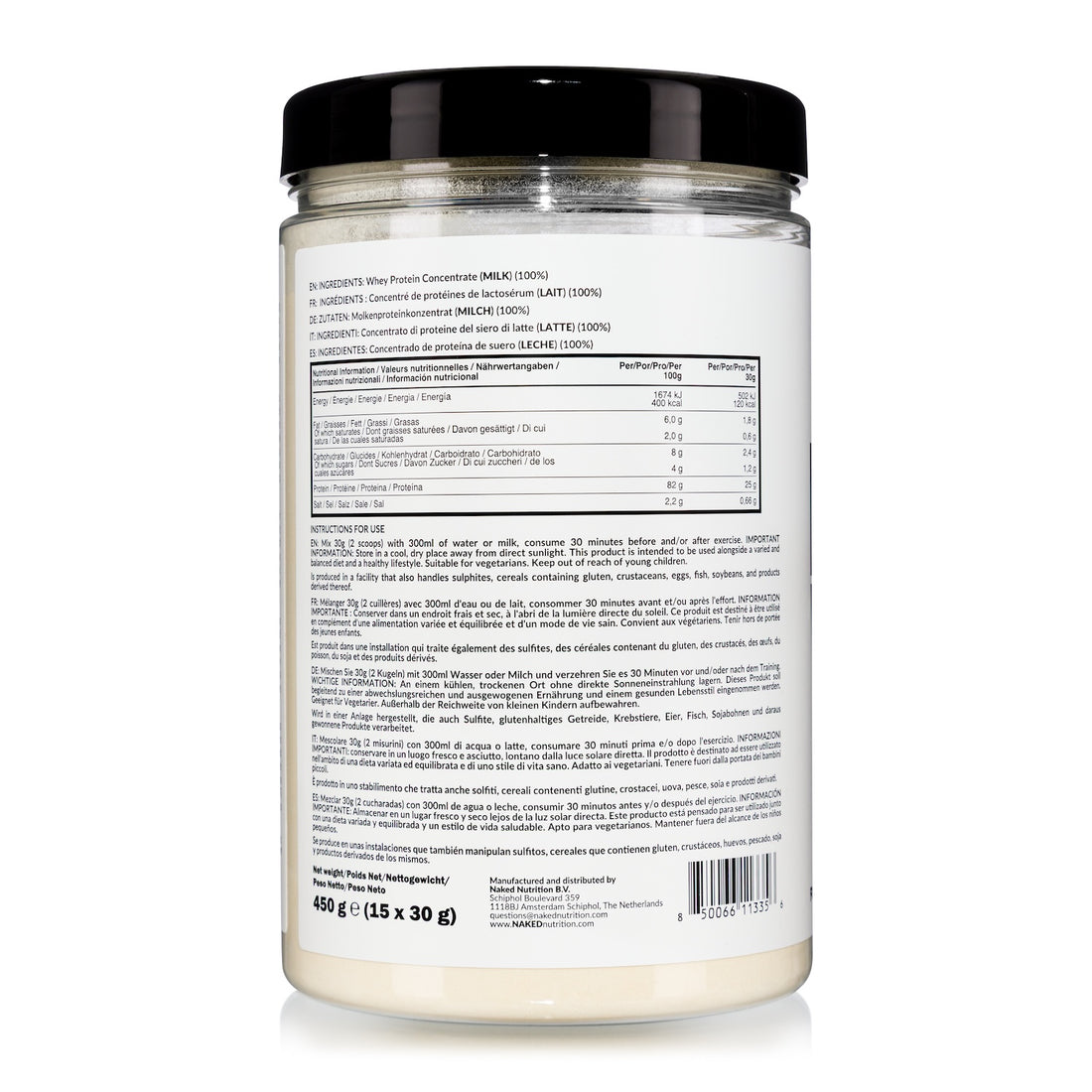 unflavored protein powder