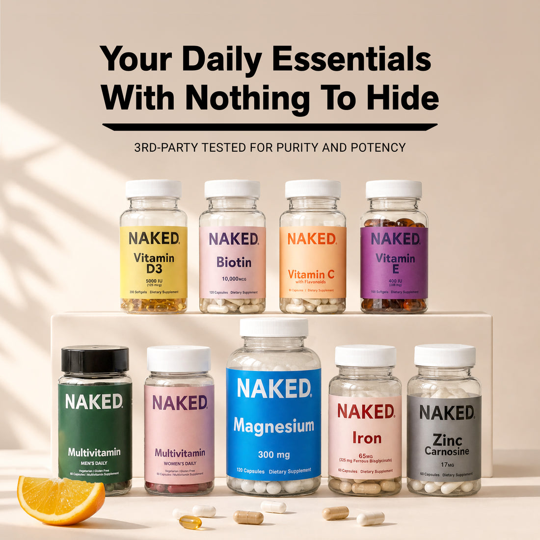 Vitamin and mineral supplements