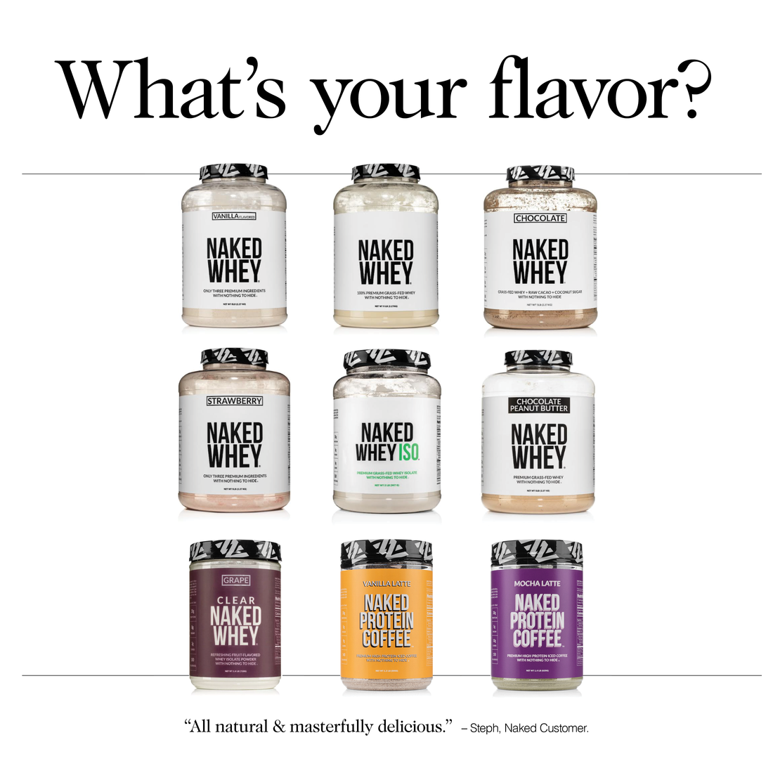 whey protein flavor
